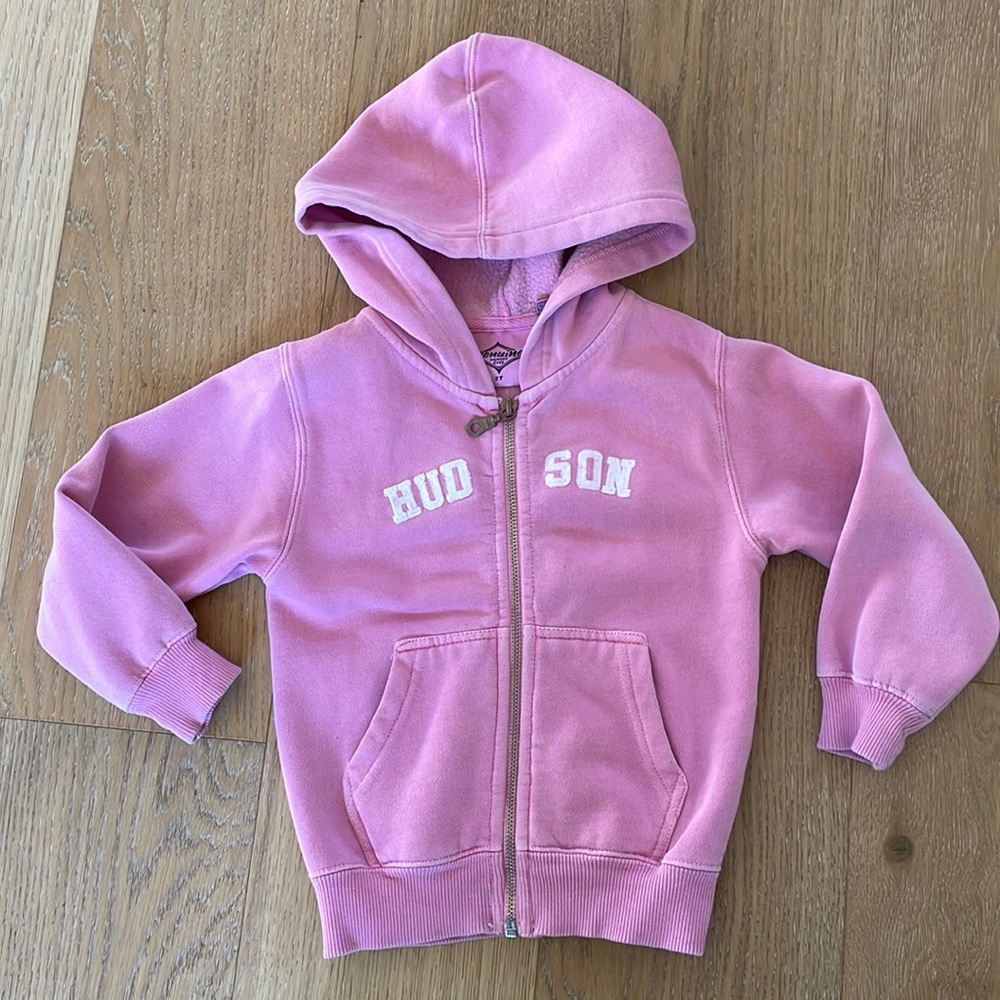 HUDSON Jeans size 2T pink cotton hoodie